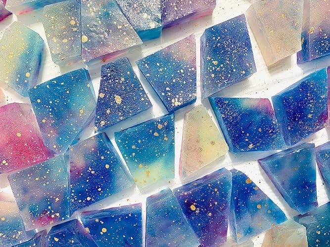 Silky Gem - Edible Lychee Flavored Aurora Crystal Candy, 8-10 pieces, Kohakutou, Edible Gem, Vegan, Gluten Free, ASMR - Aurora-Lychee thumbnail 7