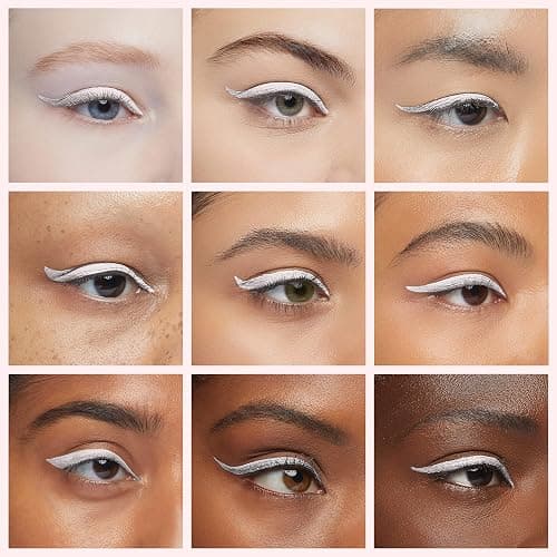 Docolor Waterproof Eyeliner Pen Super Slim Liquid Eyeliner Eye Liner Gel (White) - Black thumbnail 4