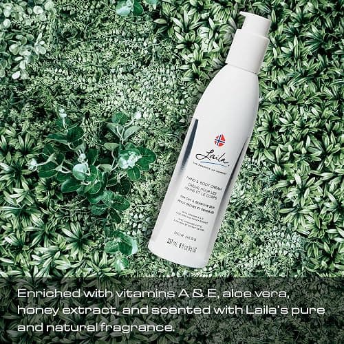 Geir Ness Laila Hand & Body Cream - Skin Moisturizing and Nourishing Formula for Soft and Smooth Hands - Vitamin A & E, Aloe Vera and Honey Extract thumbnail 8