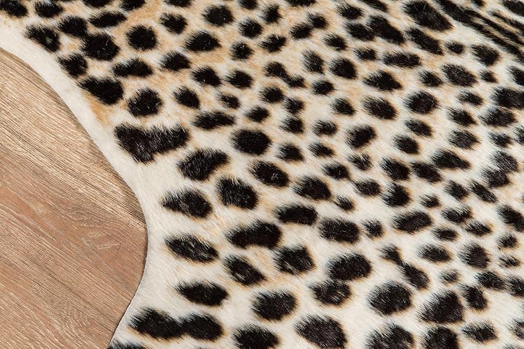 Erin Gates by Momeni Cheetah Multi Faux Area Rug, 5'3" X 7'10", Animal Print Carpet for Home Office, Dining Room, Livingroom, and Bedroom thumbnail 5