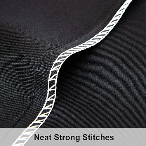NTBAY 2 Pack Satin Standard Pillowcases for Hair and Skin, Luxurious and Silky Pillow Cases with Envelope Closure, 20x26 Inches, Black thumbnail 5