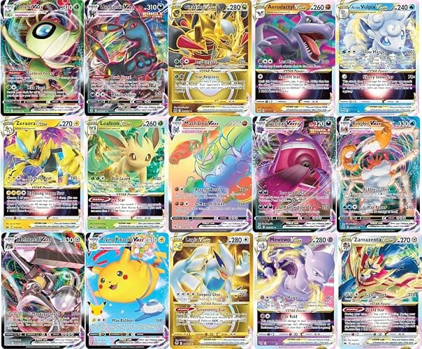 5 Pokemon Card VMAX/VSTAR Bundle - X2 VSTAR - X2 VMAX - X1 Secret Rare - No Duplicates - Image 1