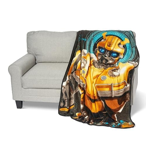 NORTHWEST Transformers Micro Raschel Throw Blanket, Ultra Soft Throw, 46 x 60 Inches, Be Alert thumbnail 7