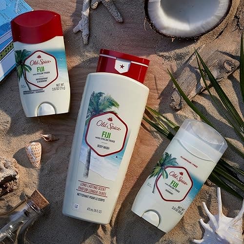 Old Spice Antiperspirant Deodorant for Men, 24/7 Sweat and Odor Protection, Advanced Skin Conditioners, Fiji with Palm Tree Scent, Invisible Solid, 2.6 oz (Pack of 2) - RED thumbnail 7