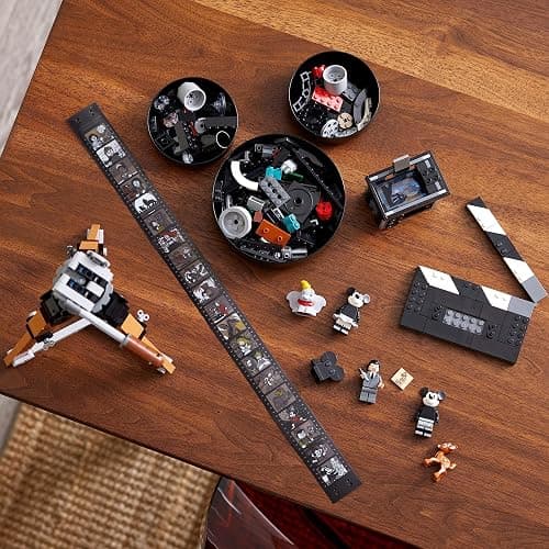 Lego Disney Walt Disney Tribute Camera 43230 Disney Fan Building Set, Celebrate Disney 100 with a Collectible Piece Perfect for Play and Display, Makes a Fun Gift for Adult Builders and Fans thumbnail 7
