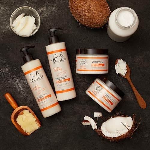 Carol's Daughter Coco Creme Coil Enhancing Moisture Butter, with Coconut Oil and Mango Butter, for Very Dry Curly Hair, Paraben and Silicone Free, 12 oz thumbnail 8