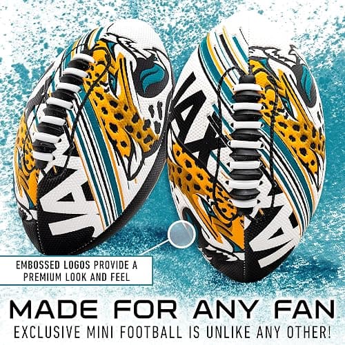 Franklin Sports NFL Team Mini Footballs - Youth 8.5" Official NFL Licensed Football + Air Pump Set thumbnail 2