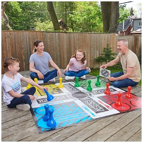 Giant Sorry Classic Family Board Game Indoor Outdoor Retro Party Activity Summer Toy with Oversized Gameboard, for Adults and Kids Ages 6 and up thumbnail 7