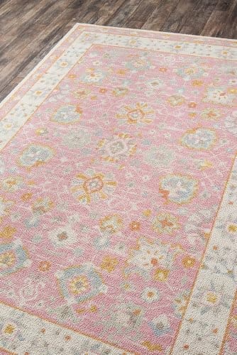 Momeni Anatolia Area Rug, 7'9" X 9'10", Pink thumbnail 4