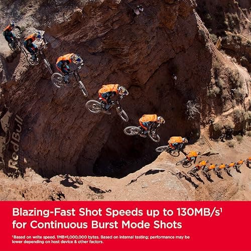 SANDISK 256GB Extreme SDXC UHS-I Memory Card - C10, U3, V30, 4K, UHD, SD Card - SDSDXVV-256G-GNCIN thumbnail 2