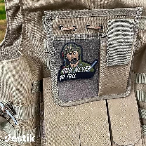 Jestik PVC Patch, Funny Patches, Humorous Tactical Morale Patch with Hook and Loop Fastener, Cute Patches for Backpacks, Military Uniforms, Jeans, Jackets, Vests, Hats & More - Never Go Full thumbnail 8