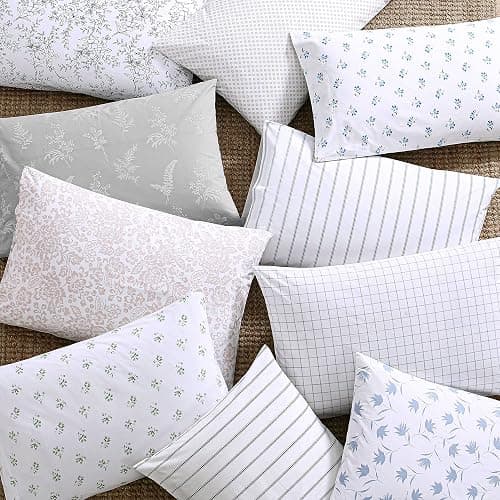 Stone Cottage - Queen Sheets, Cotton Percale Bedding Set, Crisp & Cool Ideal Bedding Set (Mae, Queen) thumbnail 8