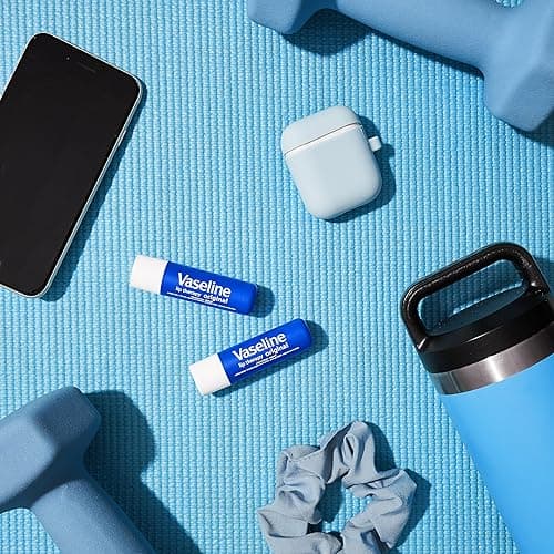 Vaseline Lip Therapy Care Original, Fast-Acting Nourishment, Ideal for Chapped, Dry, Cracked, or Damaged Lips, Lip Balm, 0.16 Ounce (Pack of 4) - Original - 0.16 Ounce (Pack of 4) thumbnail 7