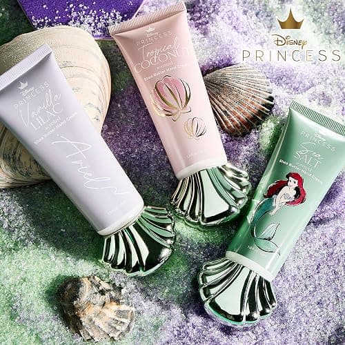 Belle Maison Disney Mermaid Ariel 3pc Hand Cream Set - Tropical Coconut, Sea Salt, Vanilla Lilac Scented, 30 ML / 1.01 FL OZ Each, Hand Cream Set thumbnail 3