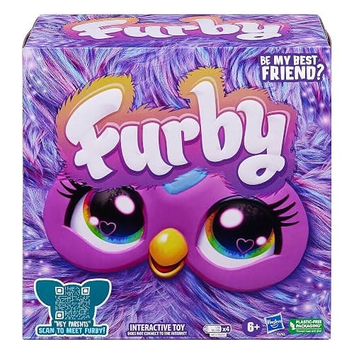 Furby Purple, 15 Fashion Accessories, Interactive Plush Toys for 6 Year Old Girls & Boys & Up, Voice Activated Animatronic thumbnail 3