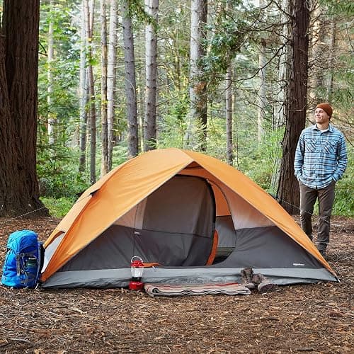 Amazon Basics Dome Camping Tent with Rainfly and Carry Bag thumbnail 6