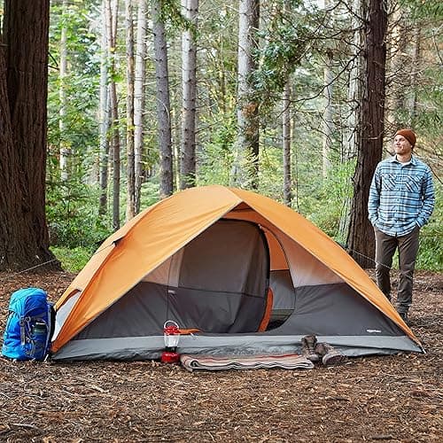 Amazon Basics Dome Camping Tent with Rainfly and Carry Bag - 4 Person thumbnail 6