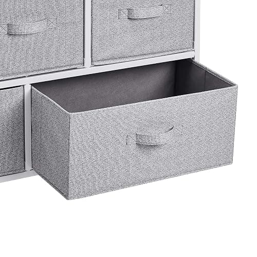 Amazon Basics Extra Wide Fabric 5-Drawer Storage Organizer Unit for Bedroom Closet, White thumbnail 4