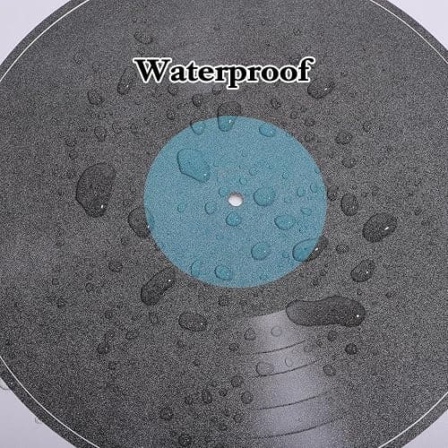 8Pcs Vinyl Record Wall Decor Poster for Christmas, 9in Self Adhesive Vinyl Fake Record Music Decor Album Posters Records Wall Decoration for Music Party Studio Home Walls Decorations Made By Cardboard thumbnail 7