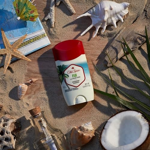 Old Spice Antiperspirant Deodorant for Men, 24/7 Sweat and Odor Protection, Advanced Skin Conditioners, Fiji with Palm Tree Scent, Invisible Solid, 2.6 oz (Pack of 2) - RED thumbnail 4