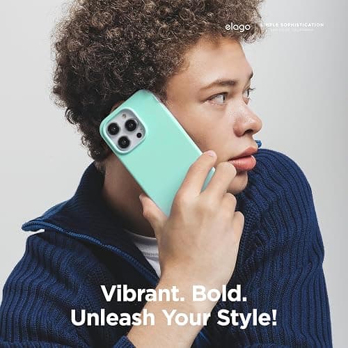 elago Compatible with iPhone 15 Case, Liquid Silicone Case, Full Body Protective Cover, Shockproof, Slim Design, Anti-Scratch Soft Microfiber Lining, 6.1 inch (Aqua Sky) thumbnail 6