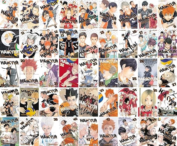 Haikyu!! Series, Complete (Vol. 1-45) Manga Set, by Haruichi Furudate (45 Books) - Image 1