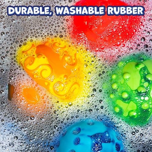 Ready 2 Learn Paint and Dough Mushroom Stampers, Set of 4 | Ages 2+, Play Dough Tools and Accessories, Easy-Grip Texture Stampers thumbnail 6
