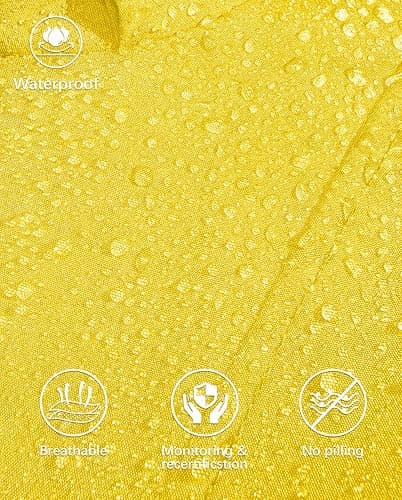 Bloggerlove Women Rain Jacket Waterproof Raincoat with Hood Lightweight Outdoor Windbreaker thumbnail 3