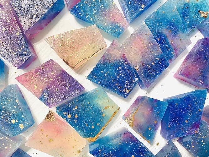 Silky Gem - Edible Lychee Flavored Aurora Crystal Candy, 8-10 pieces, Kohakutou, Edible Gem, Vegan, Gluten Free, ASMR - Aurora-Lychee thumbnail 6