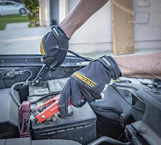 Ironclad General Utility Work Gloves GUG, All-Purpose, Performance Fit, Durable, Machine Washable (1 Pair) Black thumbnail 6