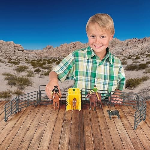 Big Country Toys 14 Piece Roper Set - Cowboy Toys - Horse Toy Figurines & Playsets thumbnail 2