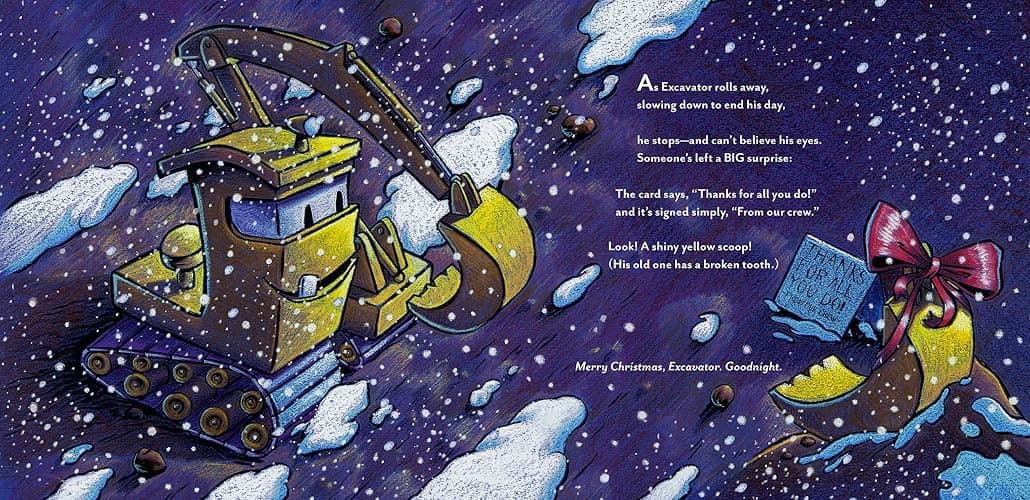 Construction Site on Christmas Night: (Christmas Book for Kids, Children's Book, Holiday Picture Book) thumbnail 6