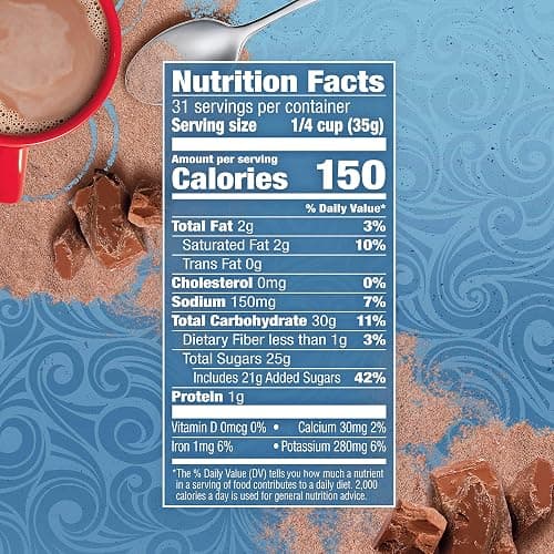 SWISS MISS Milk Chocolate Flavored Hot Cocoa Mix, 38.27 OZ Square Canister thumbnail 2