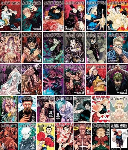 Jujutsu Kaisen Complete Collection (32 Books) Manga Series Set (Vol. 0-30 + Guide) - Image 1