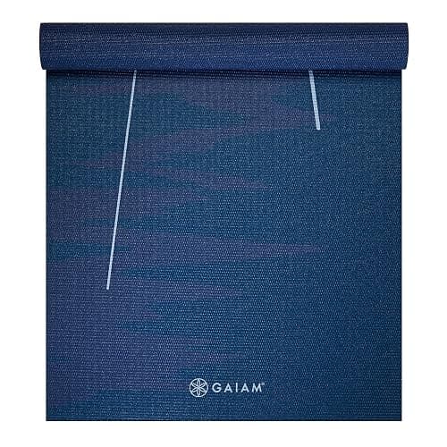 Gaiam Print Yoga Mat, Non Slip Exercise & Fitness Mat for All Types of Yoga, Pilates & Floor Exercises thumbnail 2