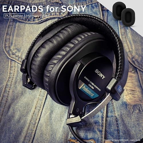 Brainwavz Replacement Earpads for Sony MDR 7506 Headphones - Quality Vegan Leather, Memory Foam Comfort, Long Lasting & Durable, Also Works with Headphones Like Steelseries Arctis, ATH-M50X & More thumbnail 4
