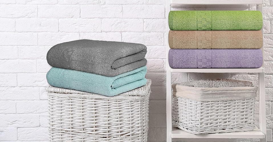 ZUPERIA 7-Pack Bath Towels - 30" x 54" - Ultra Soft 100% Cotton Large Bath Towels- Highly Absorbent for Bathroom, Pool, Gym, Spa, and Hotel Use (Colors Variety) thumbnail 9