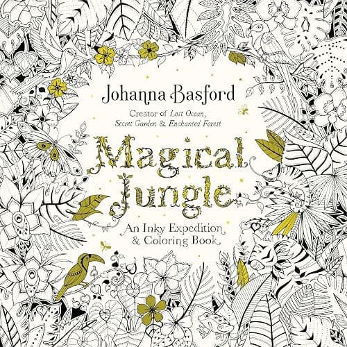 Magical Jungle: An Inky Expedition and Coloring Book for Adults - Image 1