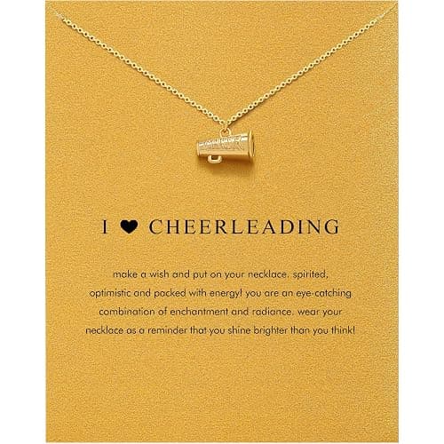 Baydurcan 14K Golden Plated Pendant Necklaces for Women - Cross and Sacred Heart Frog Ghost Cheer Cowgirl Gifts for Friend Sister Daughter Couple, Birthday, Christmas, Graduation Gifts - Image 1