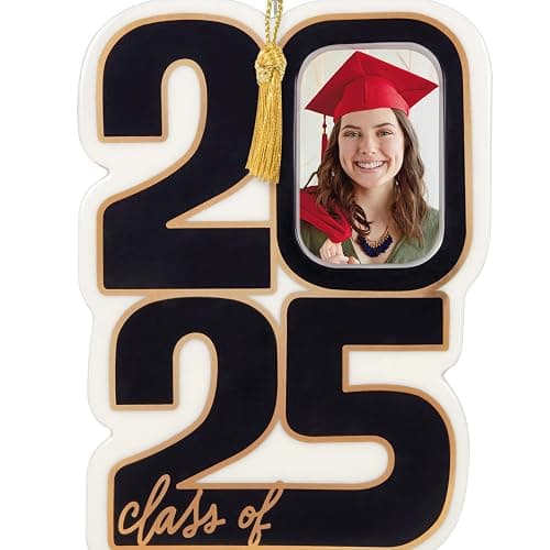 Hallmark Keepsake Christmas Ornament 2025, Class of 2025 Photo Frame, Porcelain, Gifts for Graduates thumbnail 4