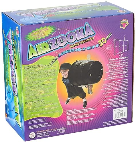 Airzooka Toysmith, Blast A Harmless Ball Of Air Toy, Green, All Ages - Adults Too Small thumbnail 5