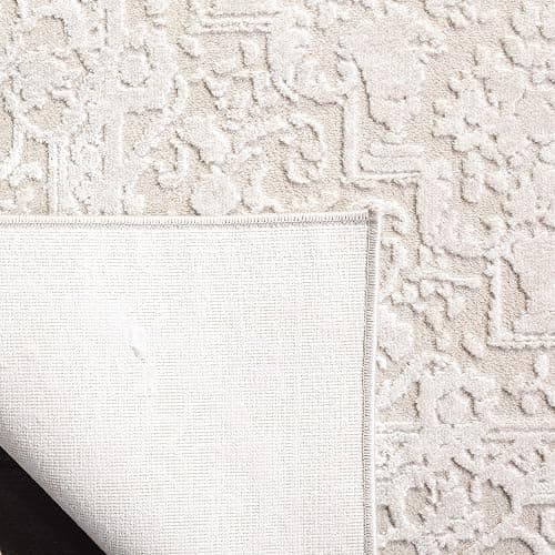 SAFAVIEH Area Rug 4x6 - Reflection Collection - Cream & Ivory, Non-Shedding & Easy Cleaning, Ideal for Foyer, Living Room, Bedroom (RFT664D) thumbnail 8