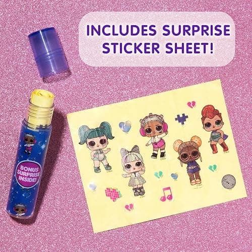 L.O.L. Surprise! Party Favors - 7PC Lip Gloss Canister with Bonus Stickers Party favor thumbnail 8