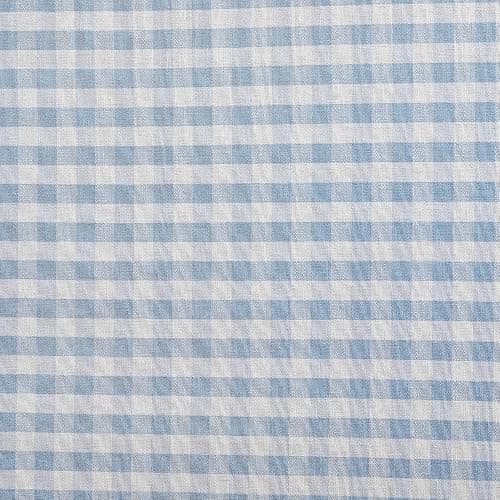 Laura Ashley Home - Cotton Ruffled Bedskirt, Lightweight & Classic Style (Hedy Blue, Queen) thumbnail 4