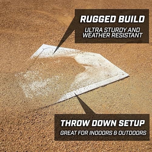 GoSports Baseball & Softball 5 Piece Base Set - Rubber Field Bases for Kids & Adults thumbnail 3