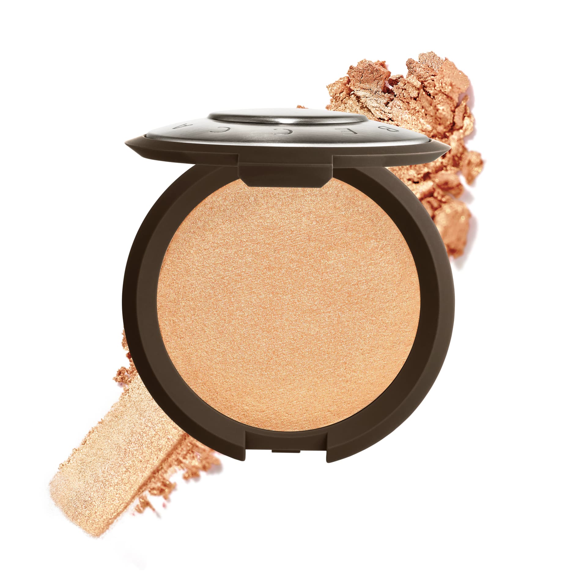 Becca Shimmering Skin Perfector Pressed Highlighter - Champagne Pop - 0.24 oz / 7 g - Image 1