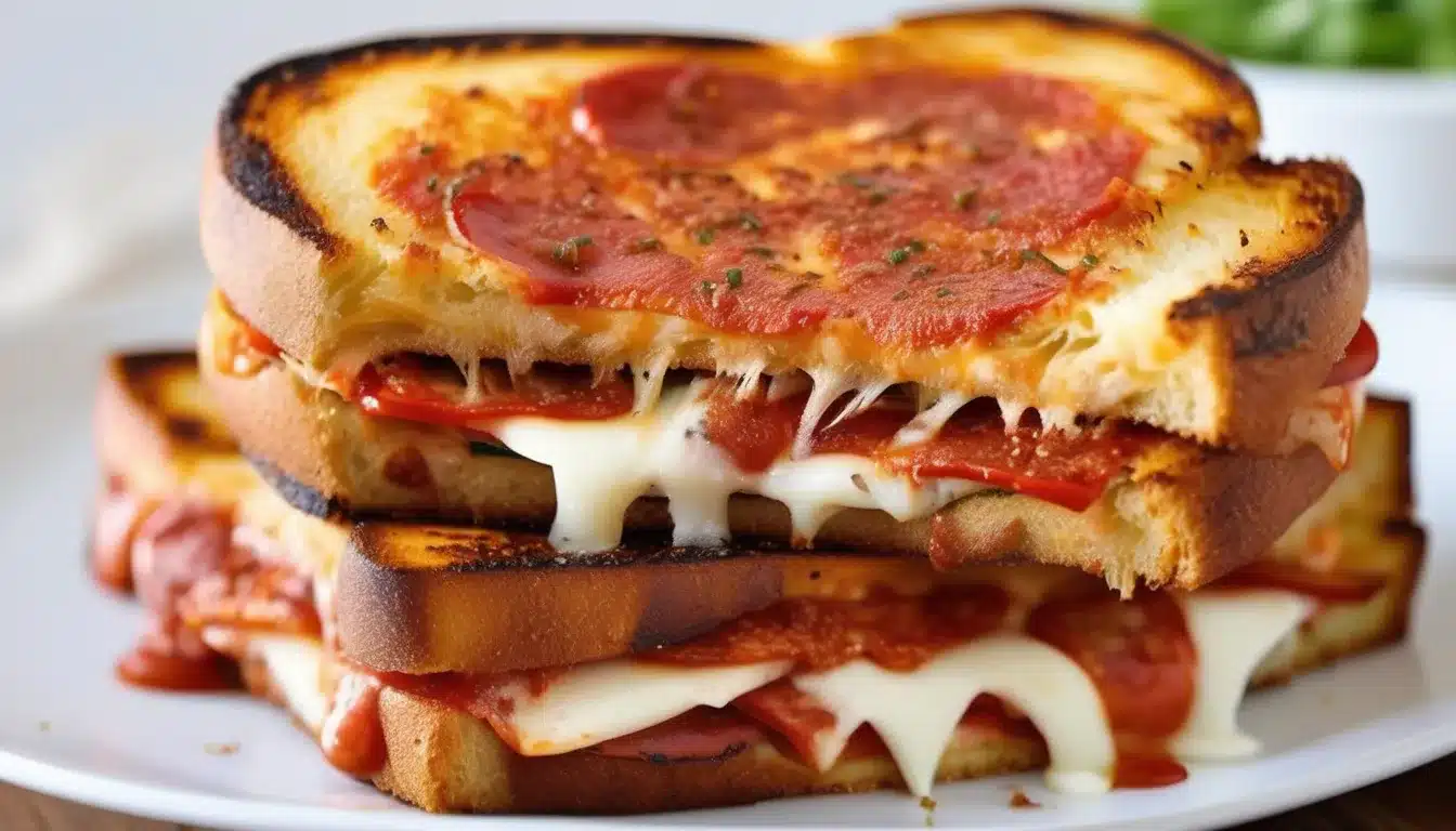 Pizza Grilled Cheese Sandwich - MarketGrow.com