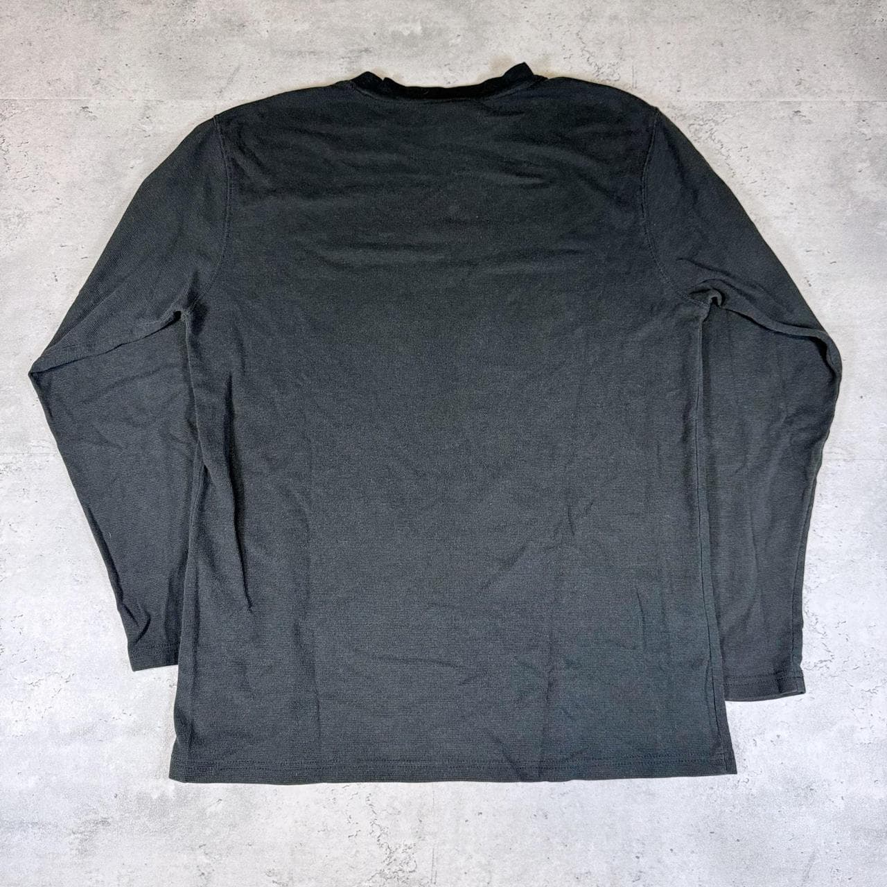Vintage Y2K Southpole Plain Black Thermal Long... thumbnail 3