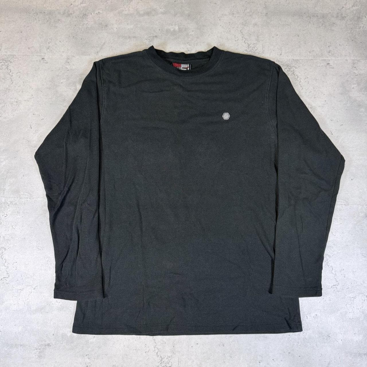 Vintage Y2K Southpole Plain Black Thermal Long... thumbnail 2