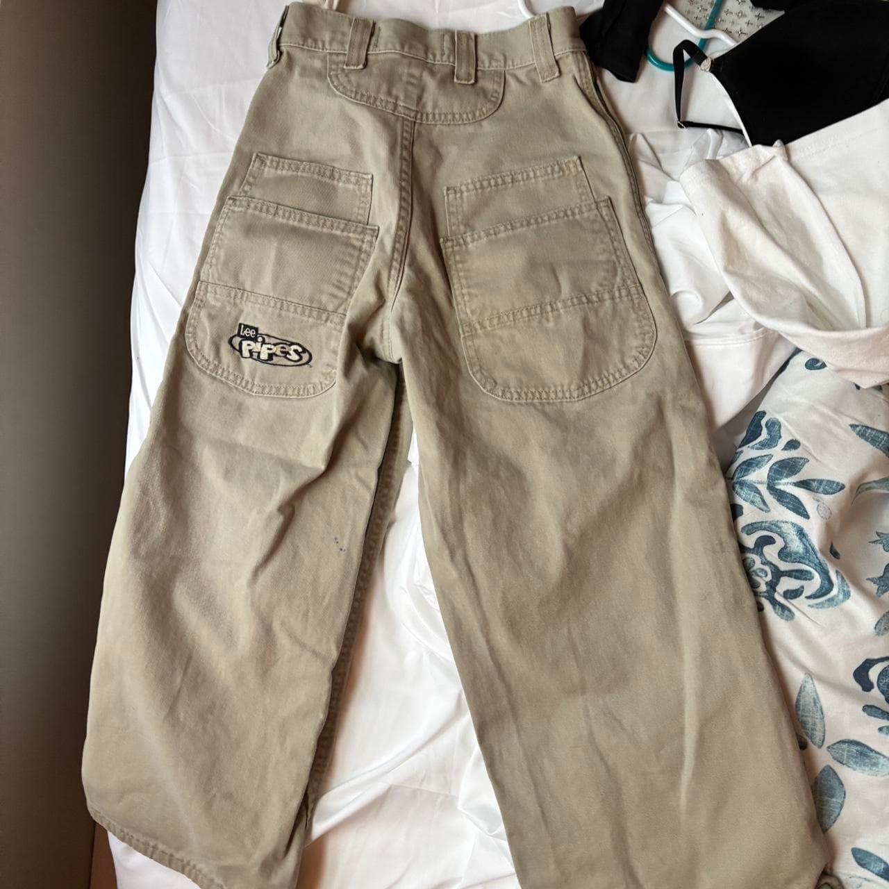 JNCO JEANS DUPE LEE PIPES 2000s SKATEWEAR WIDELEG... - Image 1
